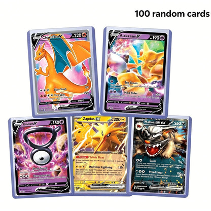 Pokemon Card Bundle 100 or 200 PCS – Confirmed Ultra Rare Pull + 10X Holo & Reverse Holo Cards | Authentic Pokemon TCG Lot Gift Set for Kids Fans & Collectors