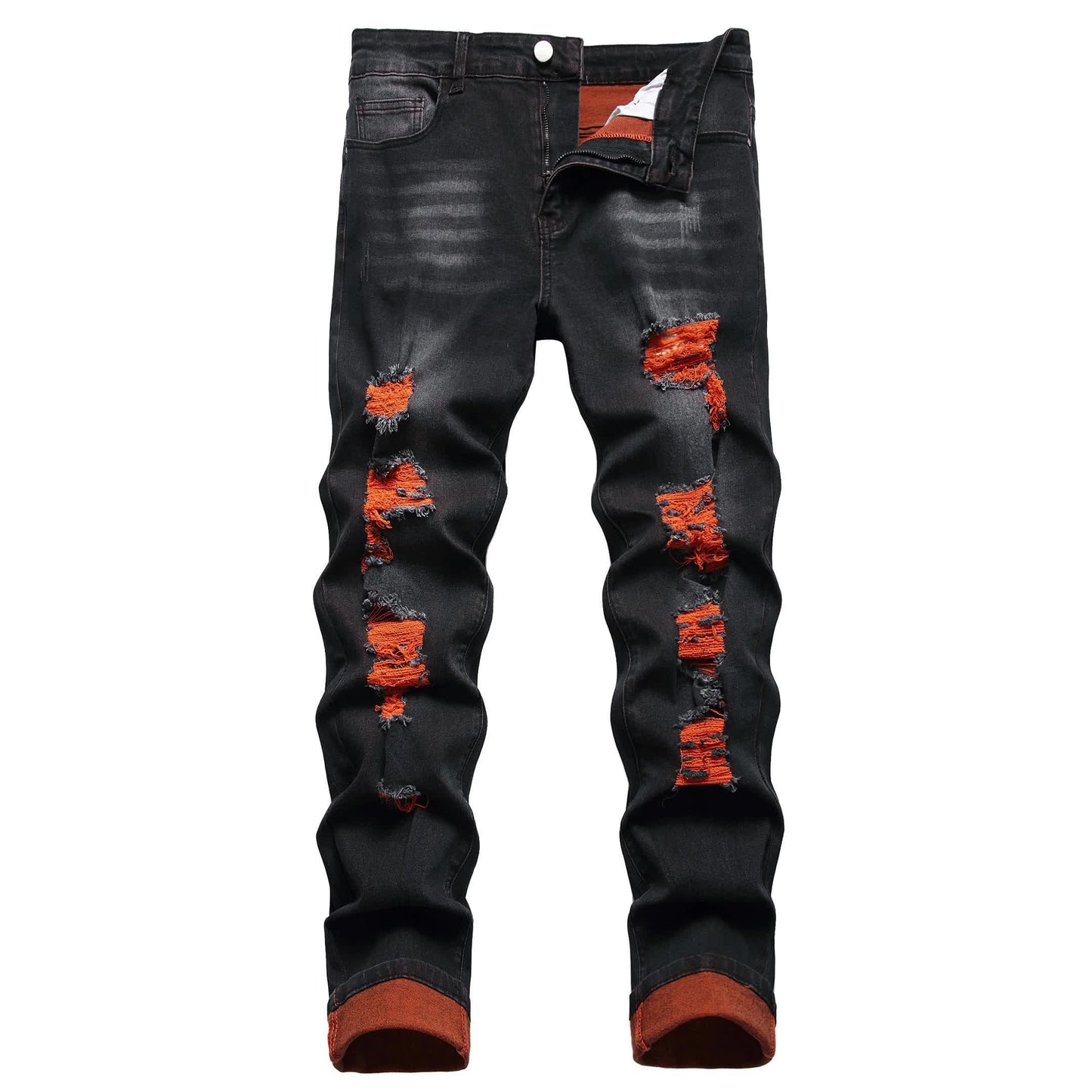Men's Skinny Jeans - Classic Wash Distressed Modern 148453