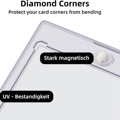 30pt Magnetic Card Holders 30/60 Pack – Clear Hard Plastic One-Touch Trading Card Cases, Protective Display Holders for Baseball, Sports, Pokemon & Game Cards, Bulk Set for Collectors