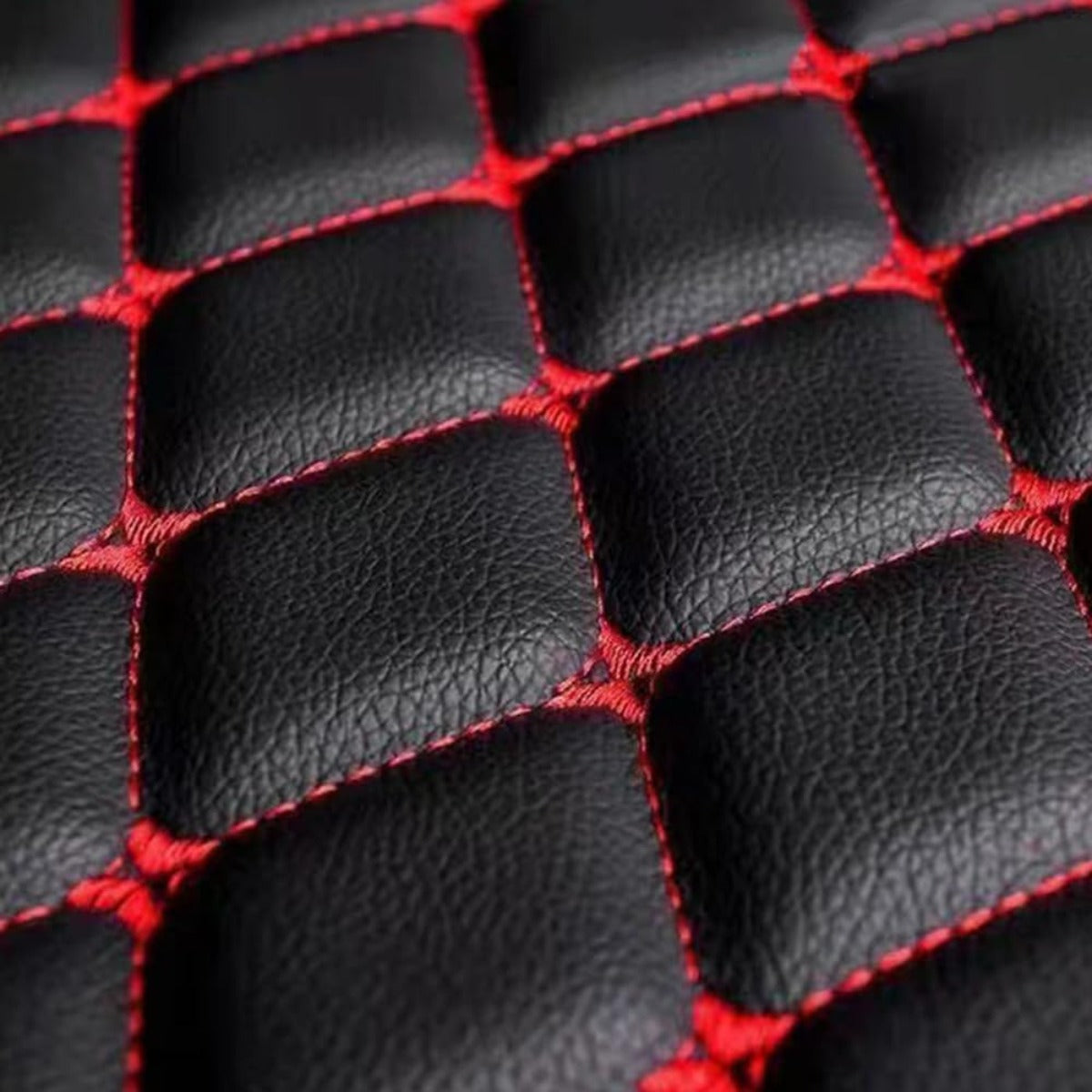 Four-piece car/Five-piece floor mat, luxury PU leather non-slip car floor mat, universal for front and rear rows, non-slip and wear-resistant, protective vehicles, suitable for most models
