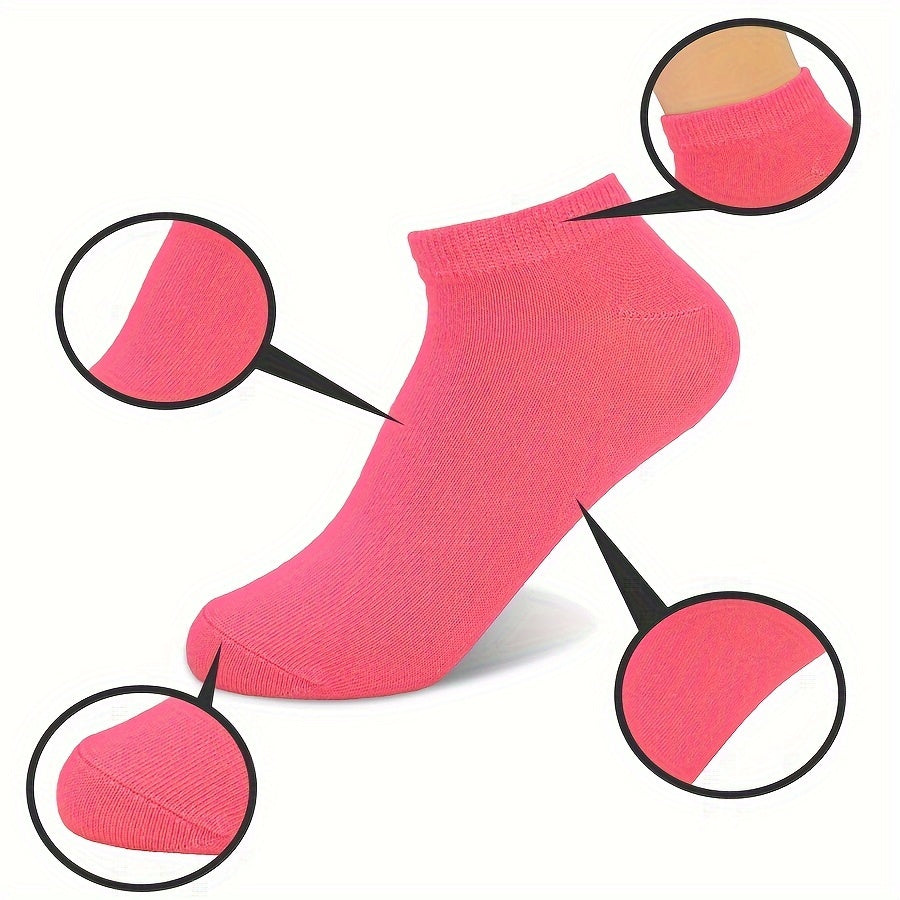 Kids' Breathable School Socks - 20-Pair Pack