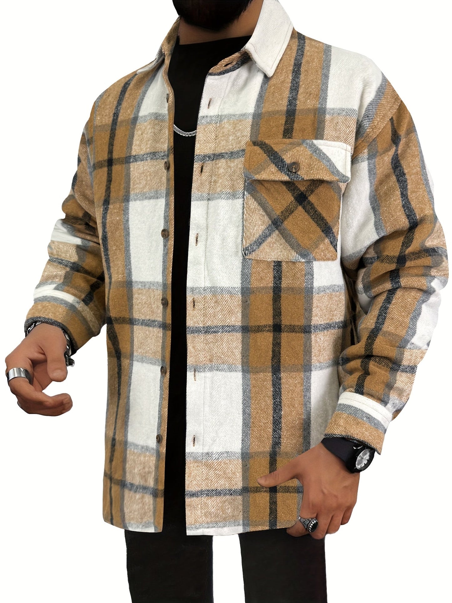 Unisex's Plaid Shirt - Short Sleeve 069925