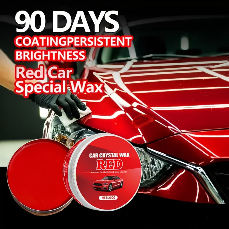 Vehicle Specific Wax, High-quality Automotive Coating, Provides Ultimate Paint Protection, Scratch Removal, And Gloss Enhancement - A Long-lasting Formula That Keeps Your Car Shiny, Available In Red, White, And Black