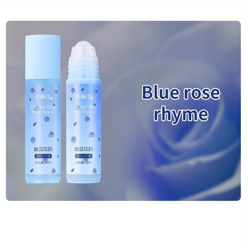 Long Lasting Scented Body Deodorant for Women and Men Non-Greasy Formula - White Peach Champagne Jasmine Blue Rose Scents Fresh Gentle Skin-Safe All Day Freshness Personal Hygiene
