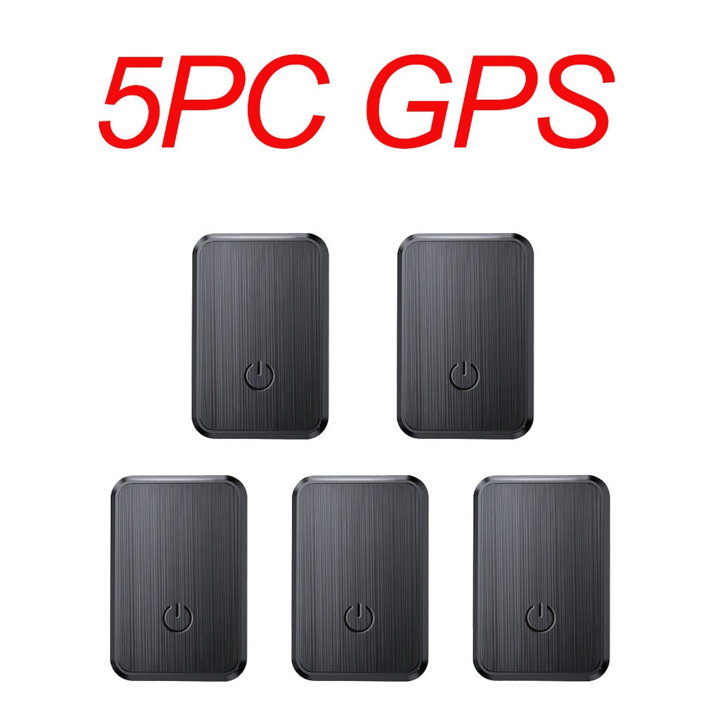Mini GPS Tracker GF-08 Magnetic Real-Time Car Tracking Device – Global Coverage, No Subscription Fee, Stainless Steel Portable Hidden Vehicle Locator, 2/3/4/5/6 Pack