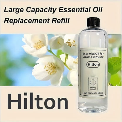 Essential Oil Refill for Diffusers - Long-Lasting Floral & Fresh Aroma Supplement Pack, Anti-Overflow, Large Capacity, Compatible with All Diffuser Types - Lavender, Ocean, Hilton, Shangri-la
