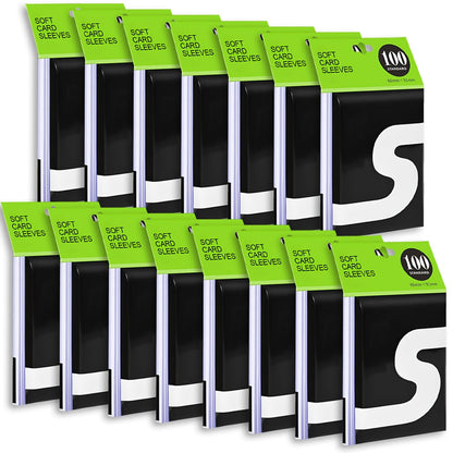 Penny Sleeves Trading Card Sleeves Bulk – Clear Soft Plastic Protector for Pokemon, Sports, Baseball, Football & Game Cards | 700 / 1500 / 2200 / 3800 / 5400 Count