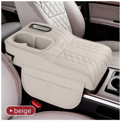 Car Center Console Tray Organizer with Cup Holder & Tissue Box – Non-Slip Storage Mat for Car Interior, Multi-Color, Universal Fit for Most Vehicles