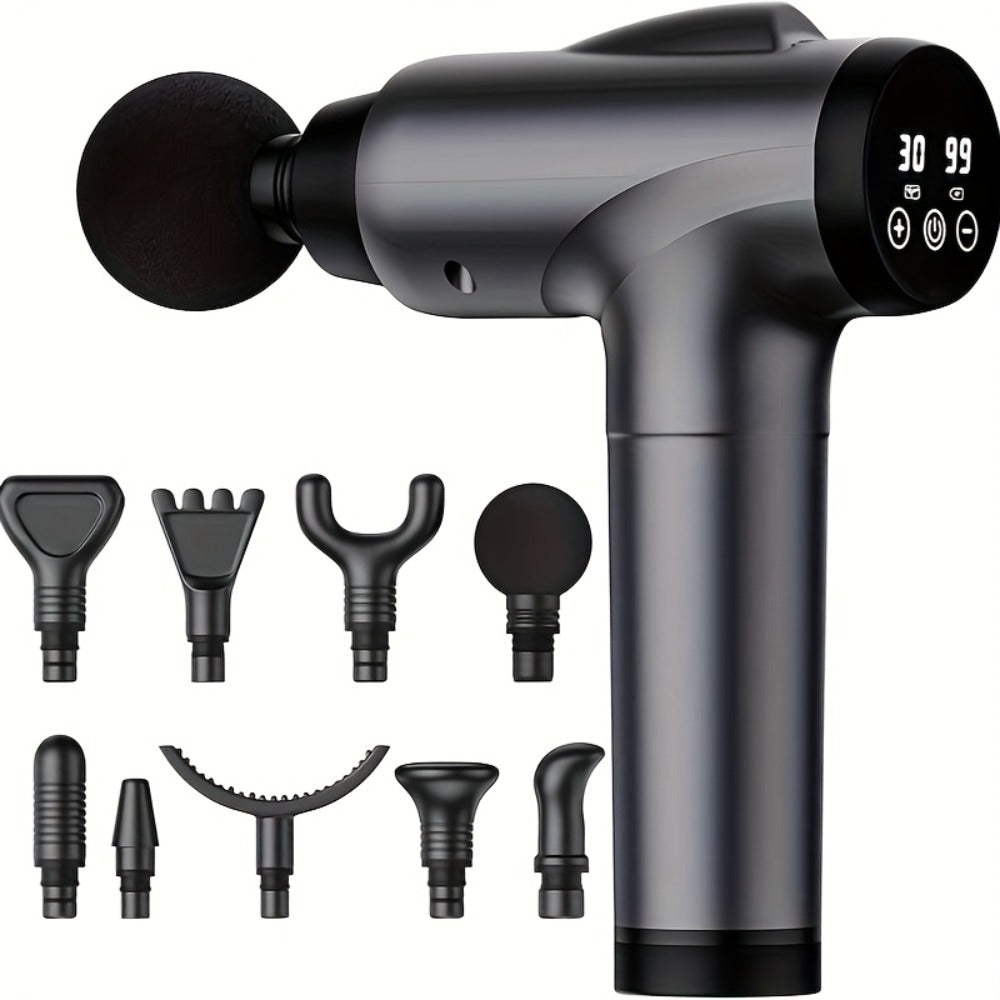 Massage Gun Deep Tissue – Handheld Electric Muscle Massage Gun for Full Body, Back, Neck & Arm Relief, Percussion Massager for Sports & Fitness Recovery, Gift for Men Women Parents