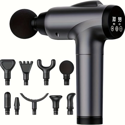 Massage Gun Deep Tissue – Handheld Electric Muscle Massage Gun for Full Body, Back, Neck & Arm Relief, Percussion Massager for Sports & Fitness Recovery, Gift for Men Women Parents