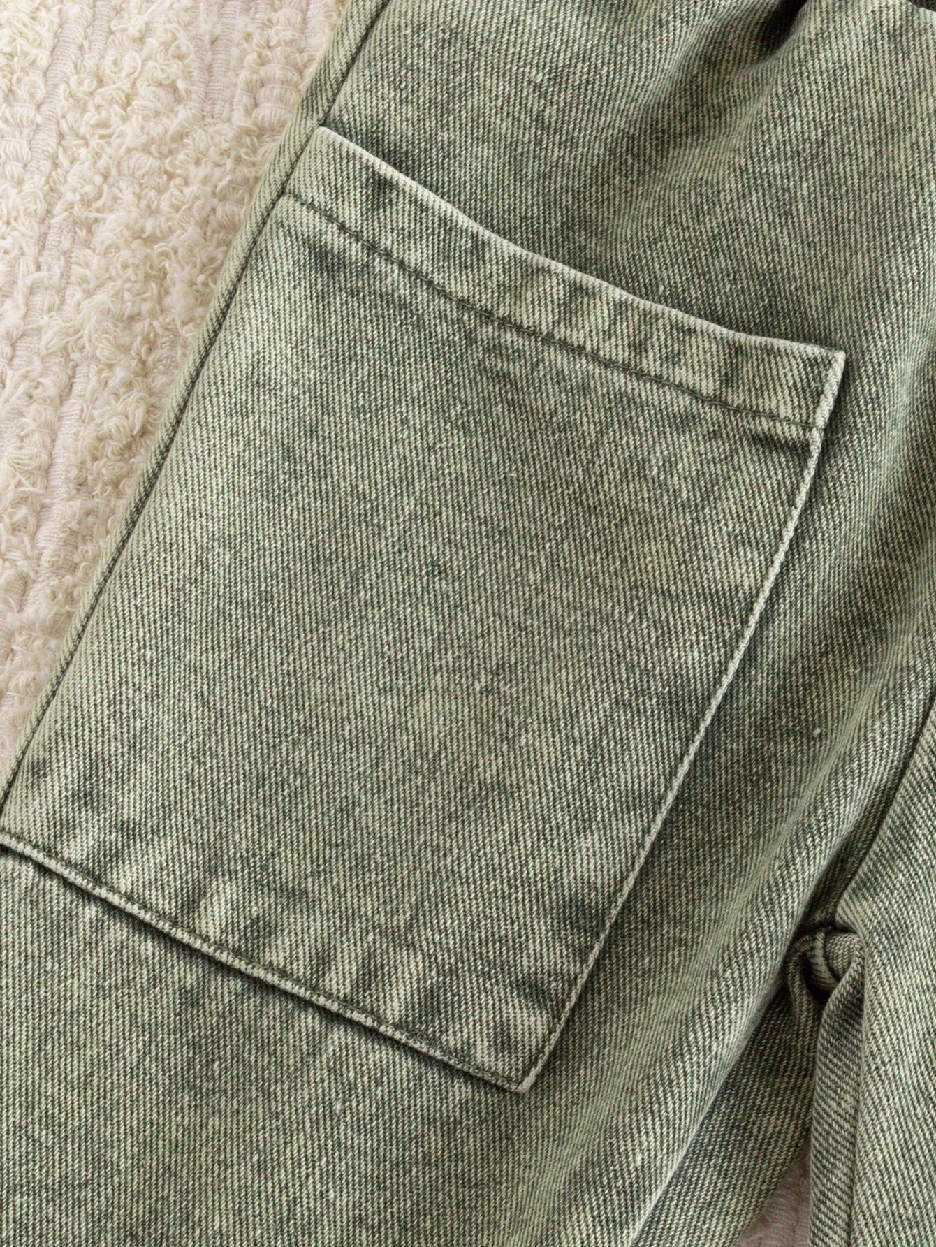 Baby Girls' Denim Jacket & Pants Set - 2-Piece