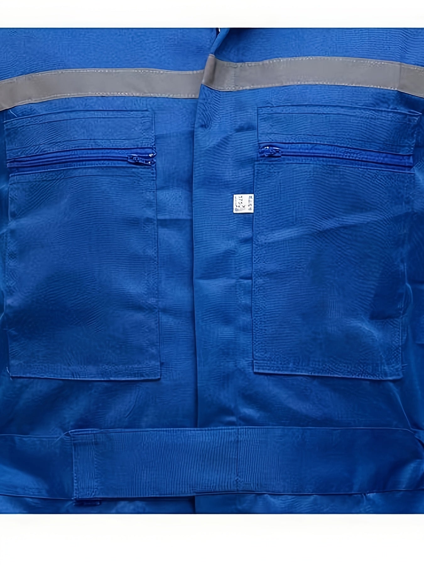 Unisex Work Coveralls - Multi-Zipper Pocket Design