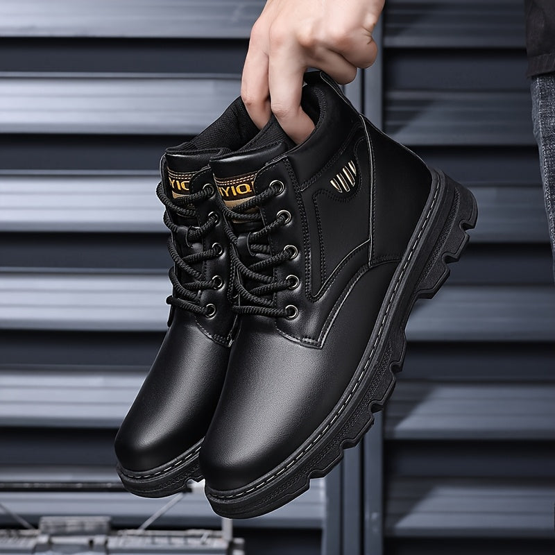 Men's Boots - Non-Slip Sole Lace-Up for Beach & Water 383077