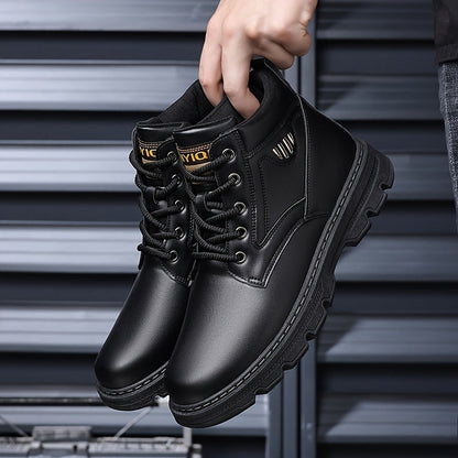Men's Boots - Non-Slip Sole Lace-Up for Beach & Water 383077