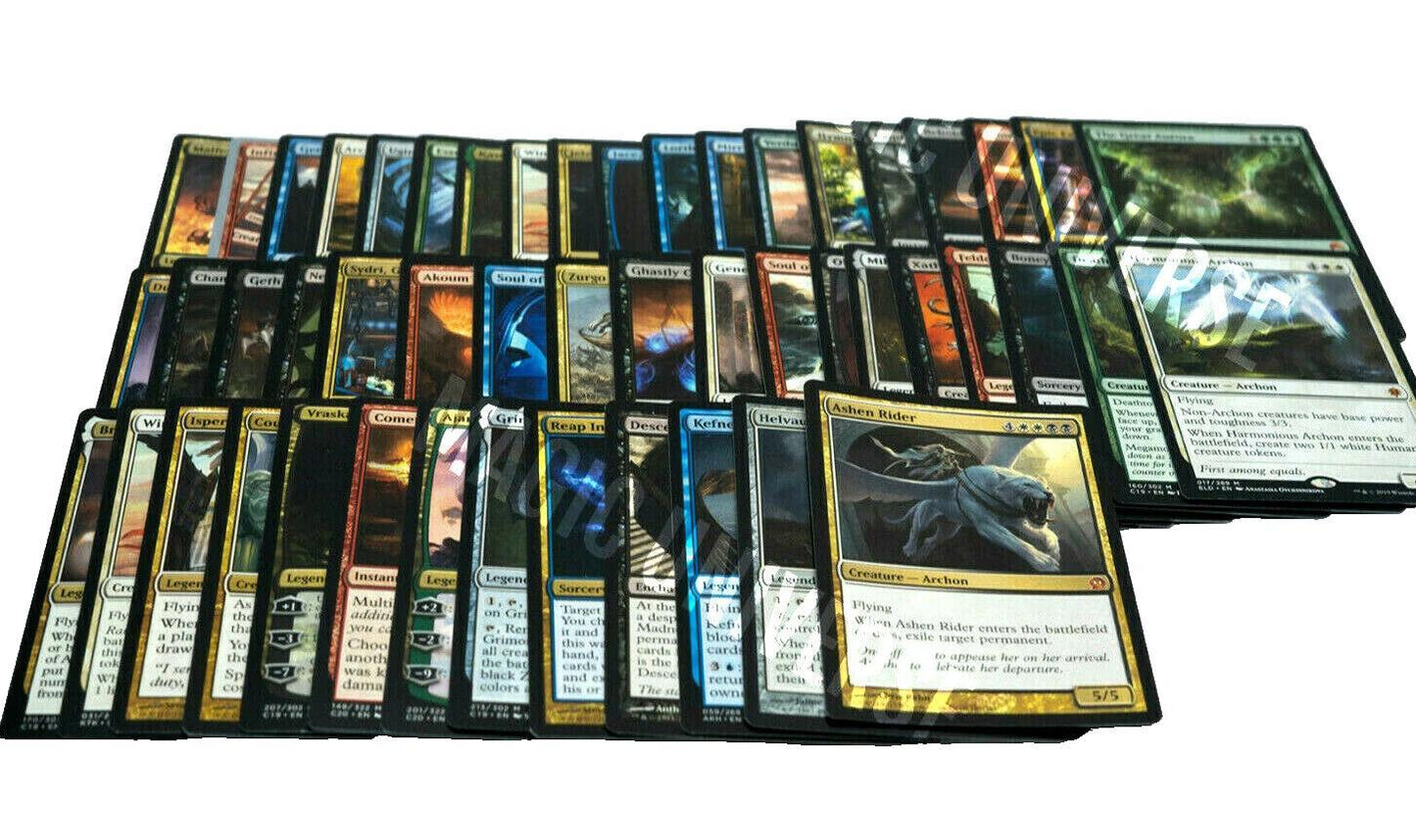 MTG 50 Rare Cards Lot – Magic: The Gathering Bulk Rare Collection | Assorted Sets & Colors for Deck Building, Commander, Collectors & Casual Players