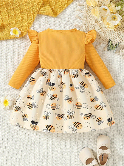 Girls' Casual Dress - Playful Everyday Style 686245