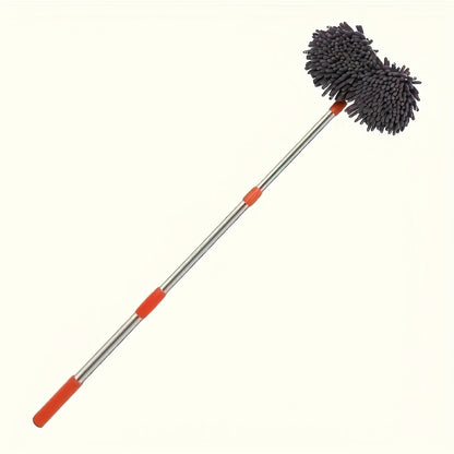 Car Wash Mop with Adjustable Handle – Microfiber Cleaning Brush for Cars & Trucks, Scratch-Free Detailing Tool