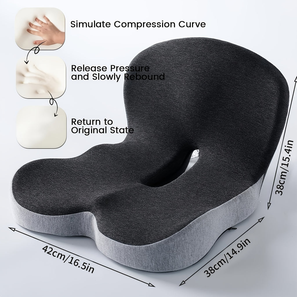 Comfortable Back Support Seat Cushion-soft, Supportive, Office Chair Game Chair Cushion Provides Hip Comfort For Long-term Sitting, Driving And Table Work, The Perfect Gift For The Back-to-school