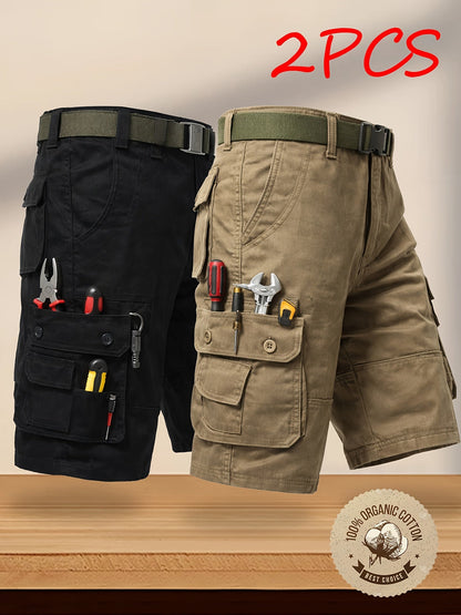 Men's Cargo Shorts - Multi Pocket Weekend Style