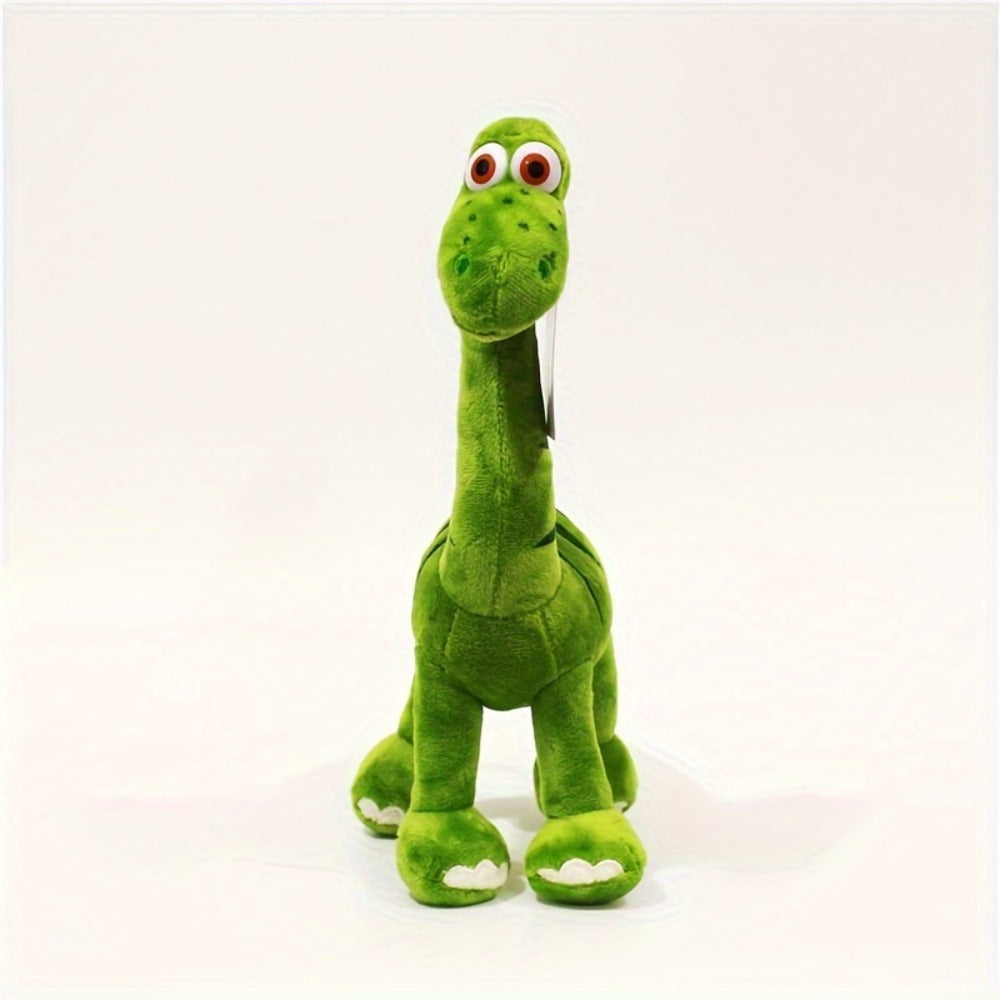 Poseable T-Rex Stuffed Animal with Open Mouth – Green Dinosaur Plush Toy 11.8" & 13.8" Adjustable Action Joints Soft Realistic Dino Figure, Birthday Holiday Gift for Kids Boys Girls Dino Lovers