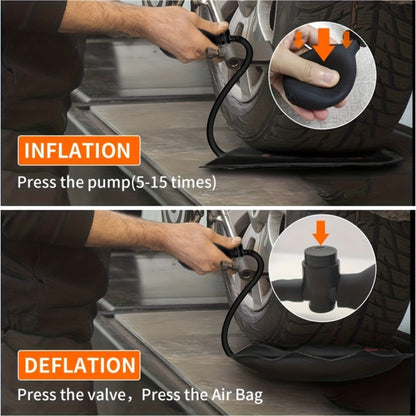 Car Air Wedge Pump Bag 3-Pack – Blue Auto Body Restoration Airbag Tool for Door Panel Opening, Lock Picking & Dent Repair | No Battery Required