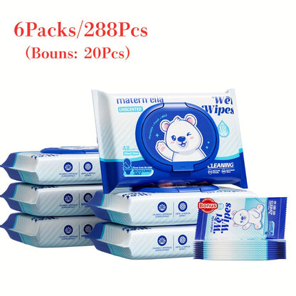 Flushable Wet Wipes with Probiotics – Plant-Based Fibers, Fragrance Free, Sewer Safe, Soft & Thick Disposable Butt Wipes for Adults, Incontinence & Personal Care (1/3/5/6/8/9/15 Packs)
