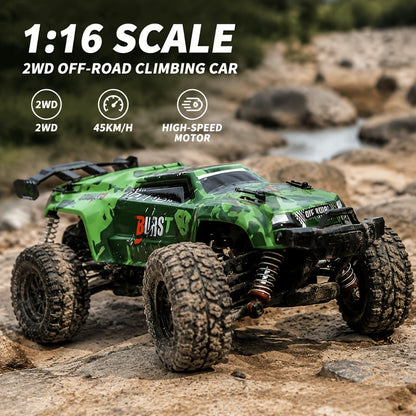 Alloy RC Truck for Kids 2.4GHz Off-Road Remote Control Car – All-Terrain Rechargeable Metal Body, Safe for Boys & Girls Ages 3 4 5 6 7, Best Birthday Easter Christmas Gift Toy