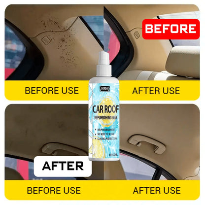 Automotive Interior Plastic Repair Agent 3.38oz - Dashboard Door Panel Steering Wheel Seat Restorer, Moisturizing Gloss & Wrinkle Repair with Applicator Sponge