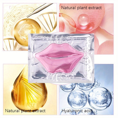 Hyaluronic Acid Eye & Lip Mask Patches — Overnight Hydrating Sleeping Mask Set for Deep Moisture, Anti-Dry, Plumping & Smoothing, Nourishing Skincare Gift for Women, 6/12/18 Pcs