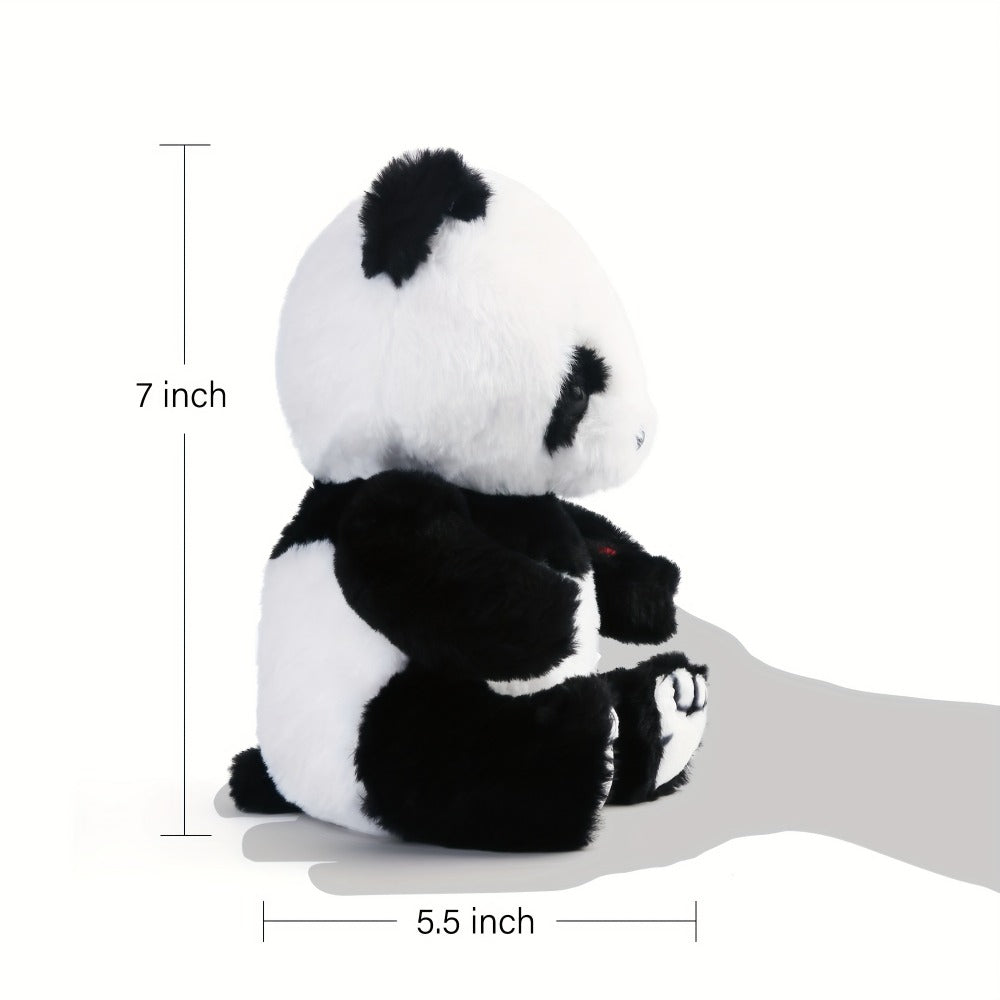 Light Up Panda Stuffed Animal with LED Glow — Kawaii Panda Bear Plush Toy 7 Inch & 10 Inch for Baby Toddler Kids Boys Girls | Soft Hugging Nightlight Doll | Birthday Christmas Easter Baby Shower Gift