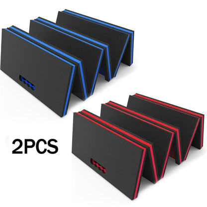 1/2pcs EVA Car Repair Work Pad - Foldable, Lightweight, Thermal Insulation And Waterproof Multi-purpose Pad, Suitable for Outdoor Repair, Camping, Hiking.Portable Ergonomic Design Durable EVA Material Pad, Multi-function.A Gift for The Family.