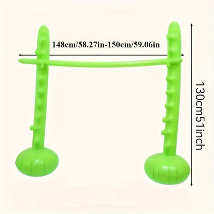 Inflatable Limbo Game Set for Adults & Kids – Portable Durable Limbo Stick Party Game for Outdoor Backyard Fun, Family Festivals, Beach Pool Gatherings & Interactive Group Activities