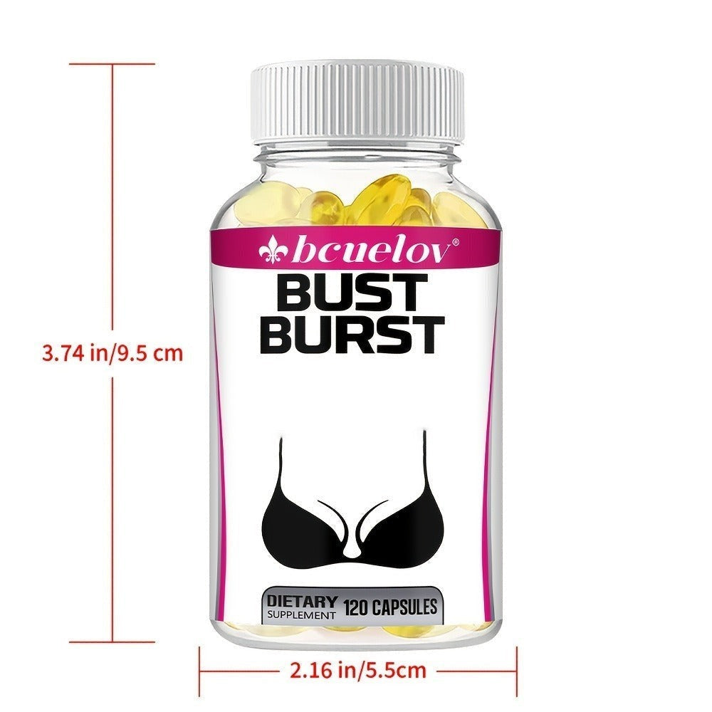 Pueraria Mirifica Breast Enhancement Capsules 120ct | Natural Phytoestrogen Formula for Women | Supports Bust Firmness, Hormonal Balance & Emotional Wellness | Daily Women's Health Supplement