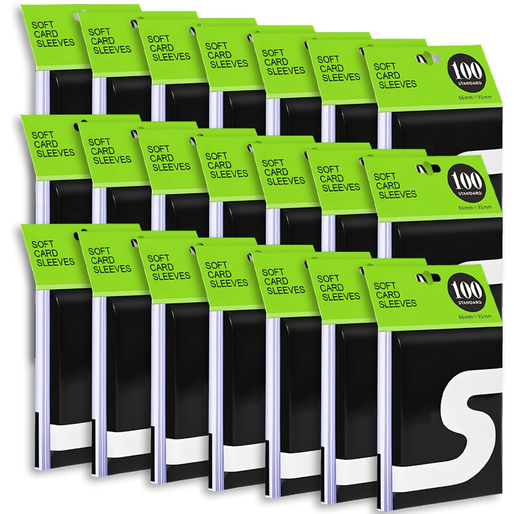 Penny Sleeves Trading Card Sleeves Bulk – Clear Soft Plastic Protector for Pokemon, Sports, Baseball, Football & Game Cards | 700 / 1500 / 2200 / 3800 / 5400 Count