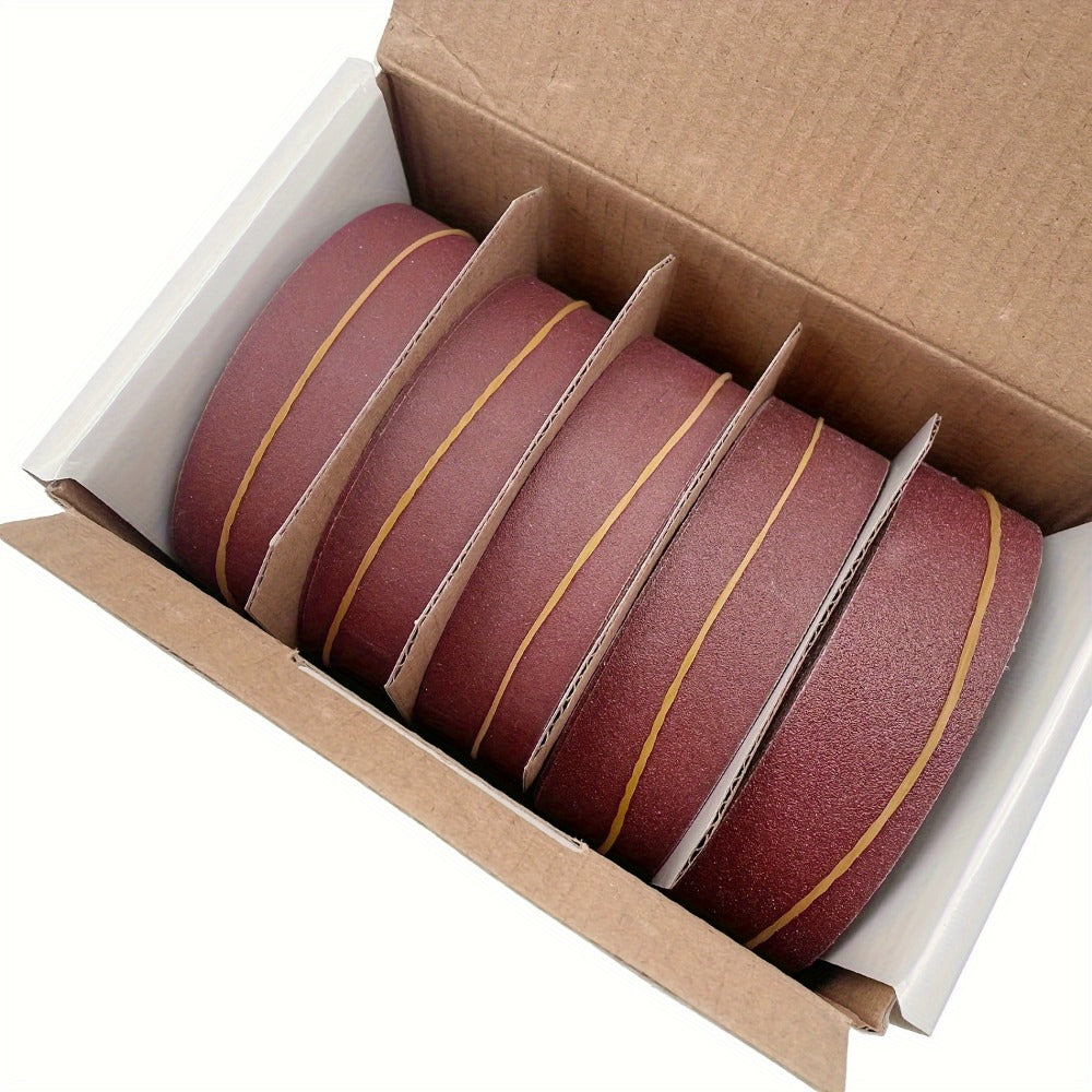 Sandpaper Roll with Dispenser, Aluminum Oxide Multi-Grit Emery Cloth 80-600, 4/5/6 Piece Set, 236 Inch for Wood Metal Glass Woodworking Sanding Blocks DIY