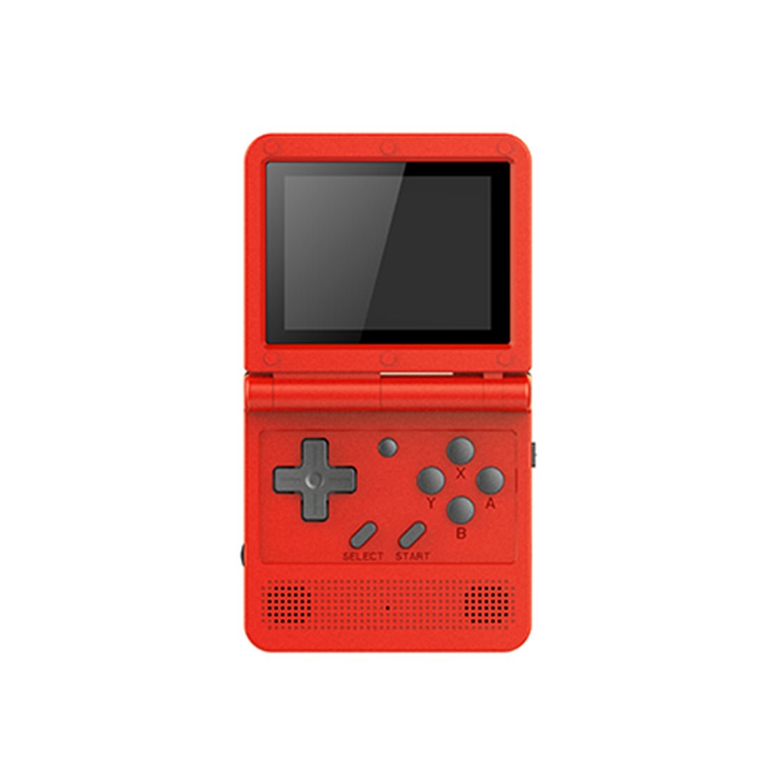 Powkiddy V90 Foldable Handheld Game Console – GBA SP Clamshell Style 3.0" IPS 6000+ Preloaded Games 12 Emulators 64GB Ultra-Lightweight 120g Retro Gaming System
