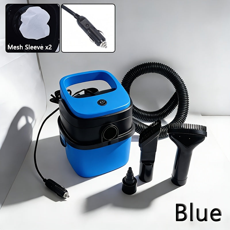 Vehicle Mounted Suction And Blowing Double Use Bucket Vacuum Cleaner Car Portable Multi Function Tool Cylinder Style Large Capacity Vacuum Cleaner Automobile Interior Cleaning Tool