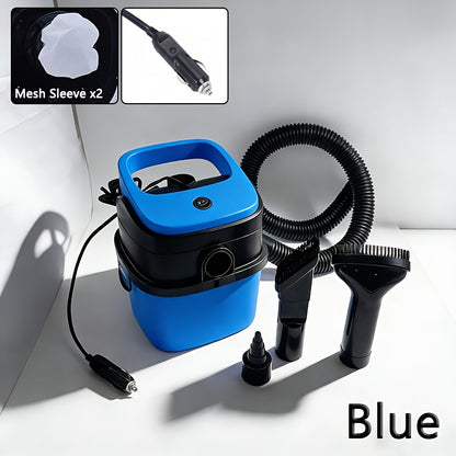 Vehicle Mounted Suction And Blowing Double Use Bucket Vacuum Cleaner Car Portable Multi Function Tool Cylinder Style Large Capacity Vacuum Cleaner Automobile Interior Cleaning Tool
