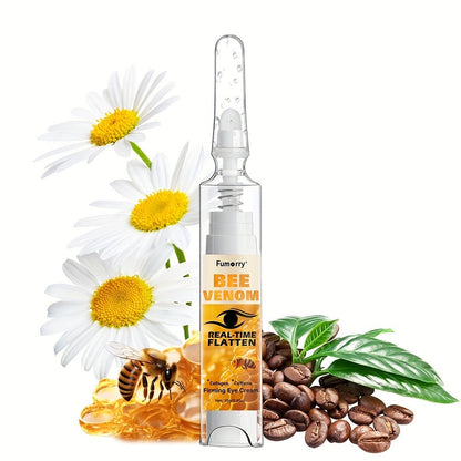 Eye Cream with Bee Venom Caffeine Collagen Firming Anti-Aging — Under-Eye Bags Dark Circles Puffiness Fine Lines Wrinkles Tightening Lifting Eye Gel Hypoallergenic All Skin Types Women Men