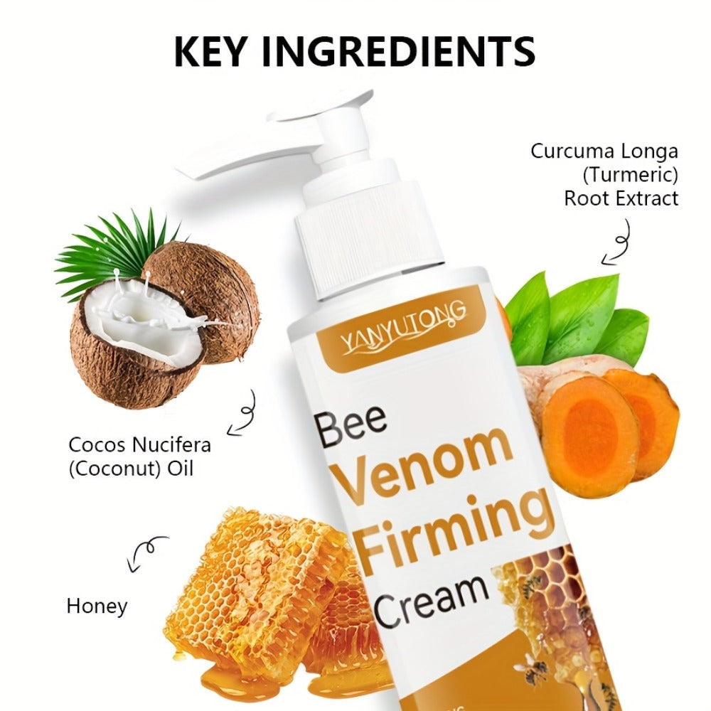 Bee Venom Collagen Firming & Lifting Body Cream 150g — Natural Skin Tightening Sculpting Moisturizer for Face, Arms, Thighs, Hips & Abdomen | Anti-Sagging Anti-Aging Hydrating Formula All Skin Types