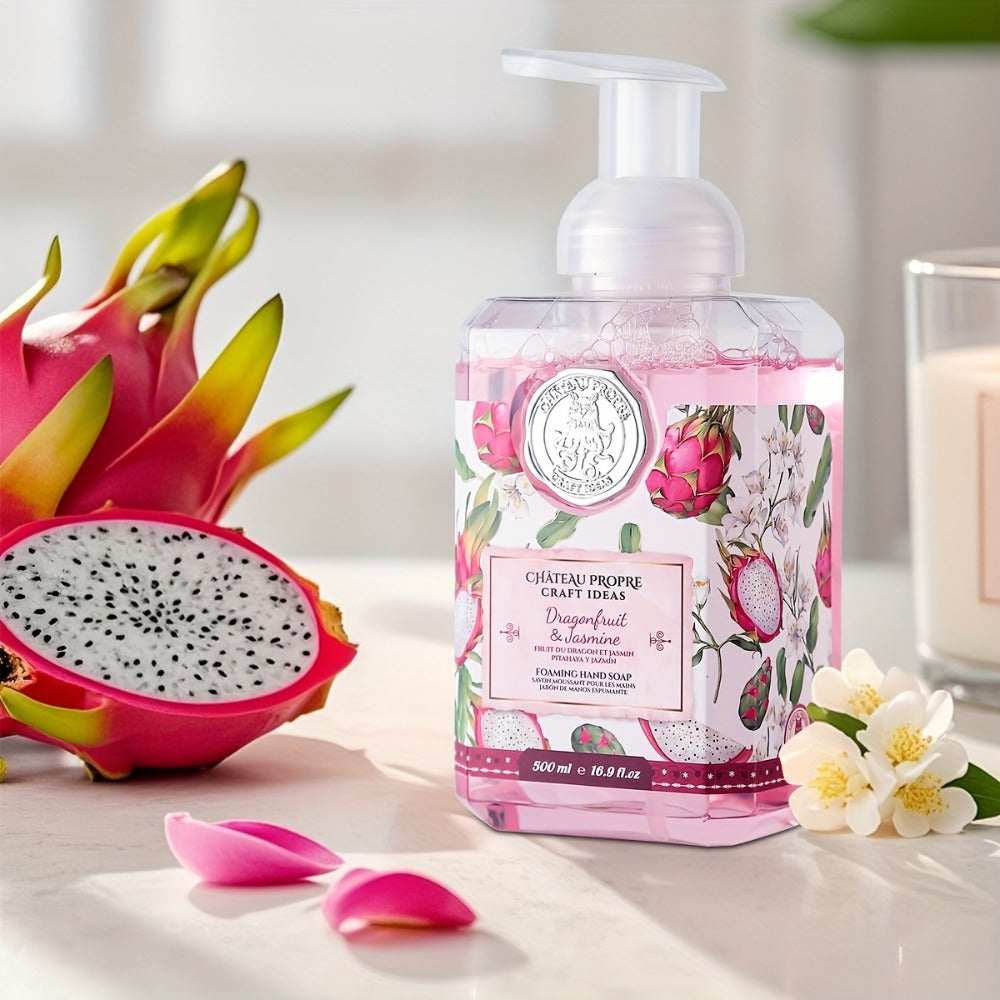 Foaming Hand Soap with Coconut Oil 500ml Ethically Made - Moisturizing Foam Hand Wash 7 Fresh Scents for Bathroom Kitchen All Skin Types 16.9 fl oz