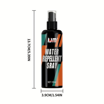 Car Windshield Waterproof Anti-Fog Spray 3.38oz – Hydrophobic Glass Coating | Oil Film Remover | Rain Repellent for Car Windows, Windshields & Wipers | Includes Sponge