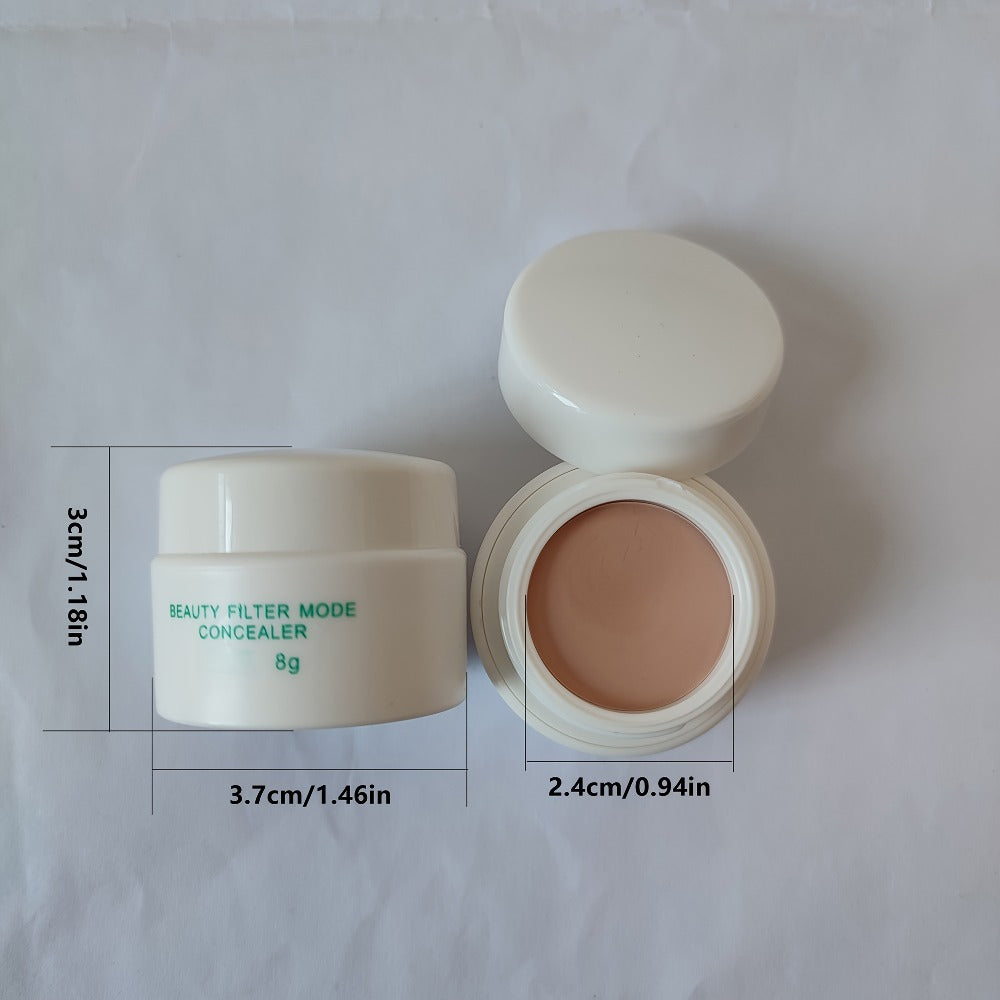 Waterproof Concealer Cream Set of 3 - Full Coverage Dark Spot & Tattoo Cover Concealer Paste for All Skin Types - Natural Finish Makeup Concealer
