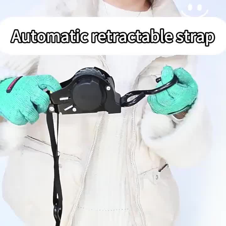 Set of 2pcs Retractable Ratchet Tie-Down Straps, Featuring Automatic Self-Locking Mechanism, High-Density Oxford Fabric Webbing, And Automatic Webbing Retraction. Suitable for Securing Cargo on Trucks, Trailers, Motorcycles, Appliances