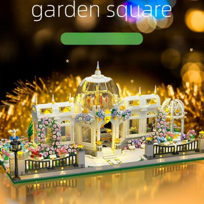Garden Plaza Micro-Landscape Building Block Set 6700pcs for Adults 14+ – Advanced Architecture Model Construction Kit Collector Display Piece Home Decor Birthday Christmas Halloween Gift Box or No Box