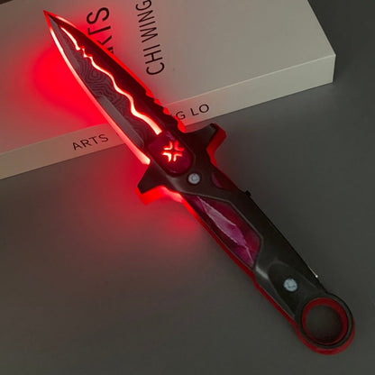 LED Light-Up Katana Toy Sword – Anime Cosplay Prop for Kids & Teens, Glowing Samurai Ninja Sword, Halloween Party Photo Prop, Blue Red Yellow Green, 11.8in 30cm