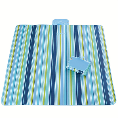 Waterproof Picnic Blanket Oversized Sand-Proof Beach Mat – Portable Outdoor Camping Blanket for Hiking, Park & Travel, 31.5x57 Inch