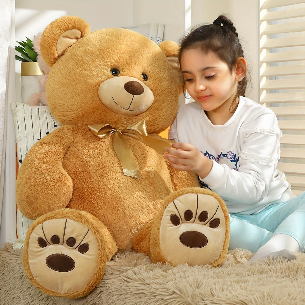 Giant Teddy Bear Brown XXL – Oversized Soft Cuddly Stuffed Animal Plush Toy, Valentine's Day Gift for Girlfriend Her Him, Birthday Baby Shower Kids Girls Large Bear Room Decoration