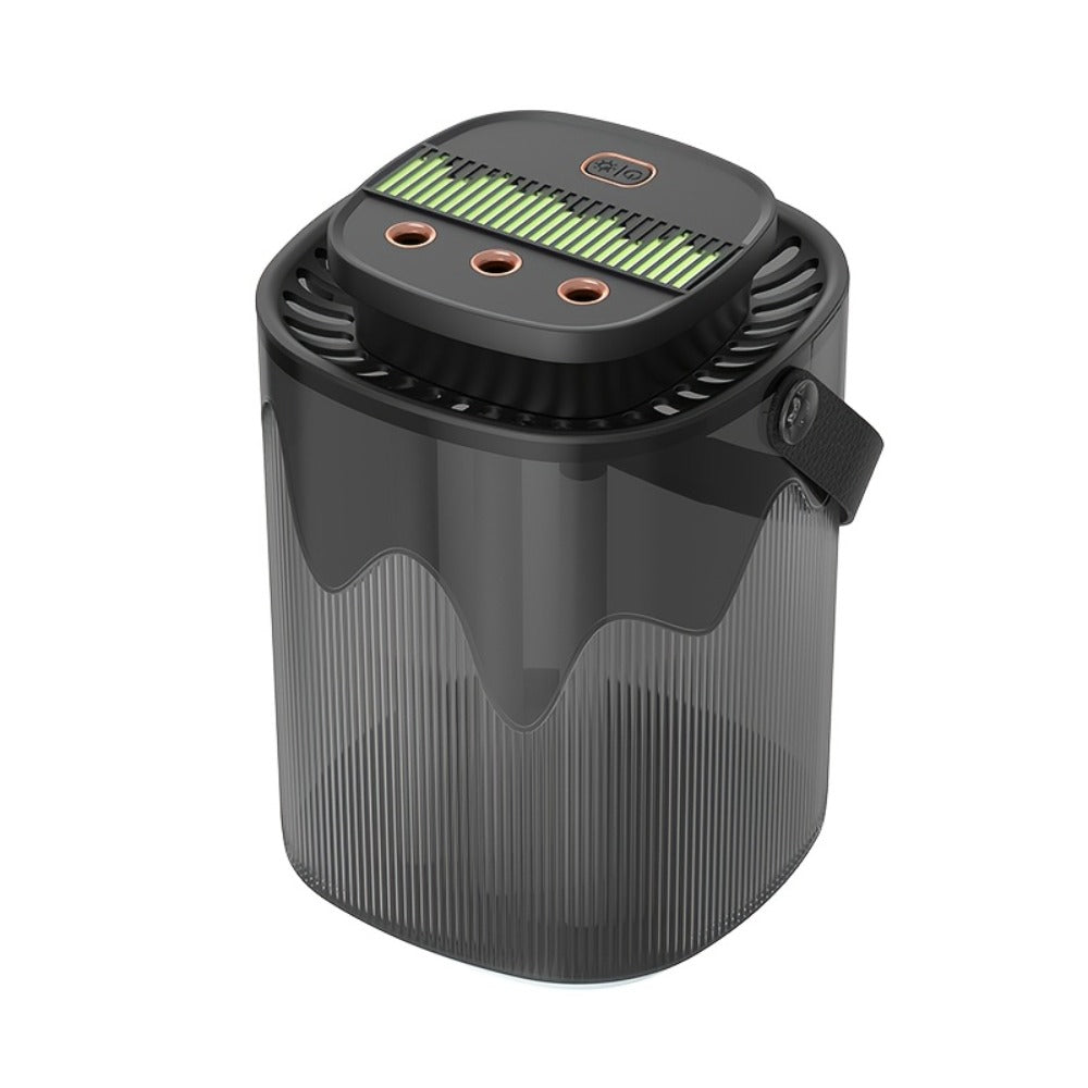 Large Capacity Desktop Humidifier with Night Light – 101oz 3-Nozzle USB Rechargeable Cool Mist Humidifier for Bedroom, Office, Dorm & Home, Quiet Air Humidifier with LED Night Light, Holiday Gift