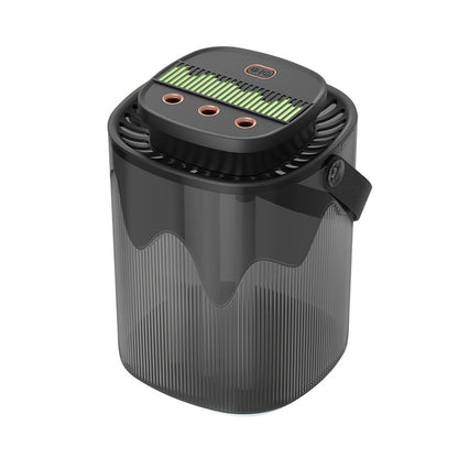 Large Capacity Desktop Humidifier with Night Light – 101oz 3-Nozzle USB Rechargeable Cool Mist Humidifier for Bedroom, Office, Dorm & Home, Quiet Air Humidifier with LED Night Light, Holiday Gift